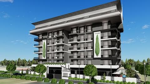 Investir à Alanya Mahmutlar - Appartements avec accès à la piscine et près de la plage — 1/15