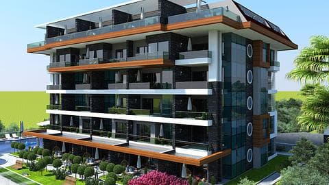 À vendre : Appartements de 1, 2, 3, 4 chambres à Alanya, Kestel - Proche de la mer — 1/22