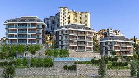 Appartements de 1 à 3 chambres avec citoyenneté à vendre à Alanya Kargicak — 1/27