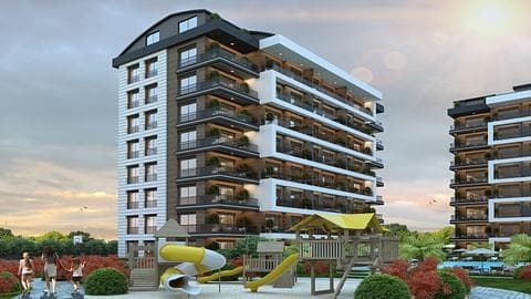 Complexe d'appartements glamour et vaste à Aksu, Antalya — 1/7