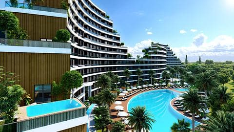 Vivez une vie luxueuse avec de somptueux appartements à Aksu, Antalya — 1/21