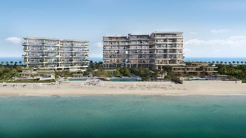 Duplekser med praktfull sjø- og byutsikt i Palm Jumeirah, Dubai — 1/13