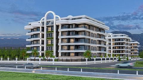 Acheter un appartement à Kestel, Alanya : Vue sur mer et piscine - 1, 2, 4 chambres avec accès à la citoyenneté — 1/33