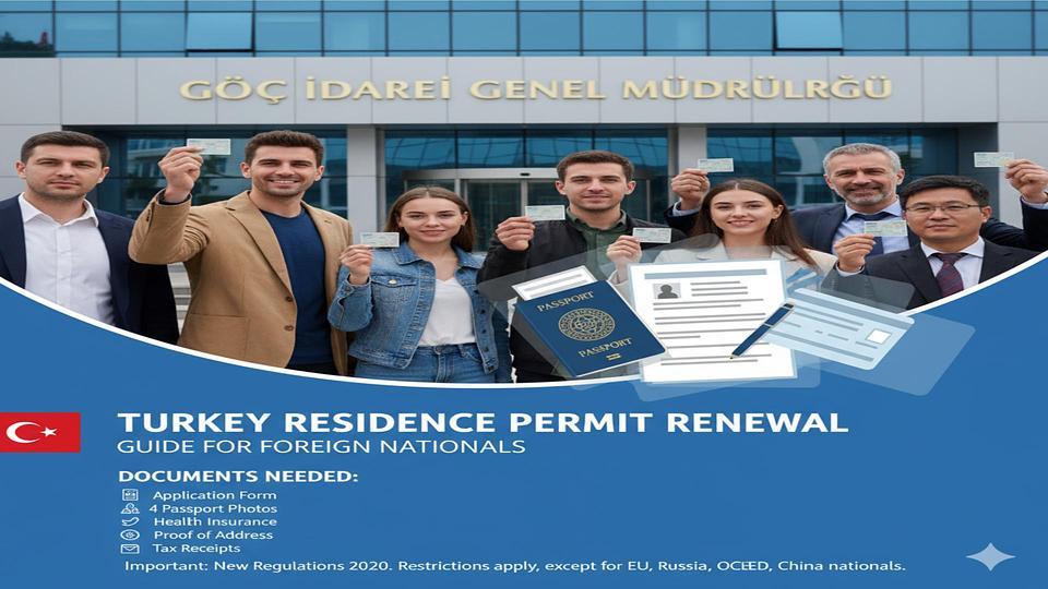 How to renew a residence permit in Turkey?