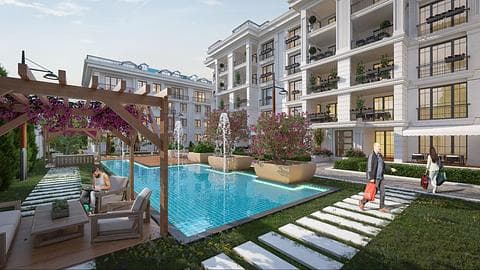 Appartements avec vue sur mer dans la ville de Buyukcekmece — 1/11