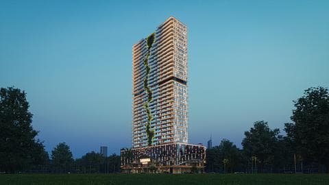 Luxuriöse Samana Barari Lagoons Residenz, Dubai — 1/27