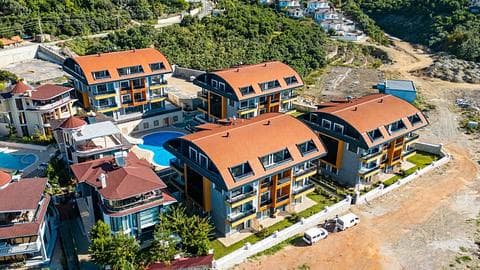 Appartements éligibles à la citoyenneté à Hasbahce, Alanya à vendre avec accès à la piscine — 1/39