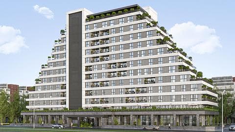 À vendre : appartements avec 1, 2 ou 3 chambres au centre-ville de Kagithane avec citoyenneté — 1/28