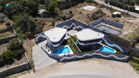 3+1 Luxury Sea View Villa for Sale in Kargicak, Alanya — 1/21