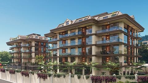 Appartements de Luxe 1+1, 2+1 & 3+1 Près de la Mer à Alanya — 1/28