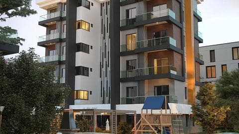 Beaux appartements 1 chambre près de la plage à Aksu — 1/16