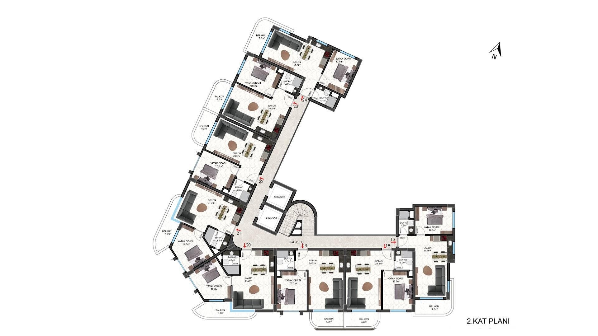 Image du plan d'étage 3