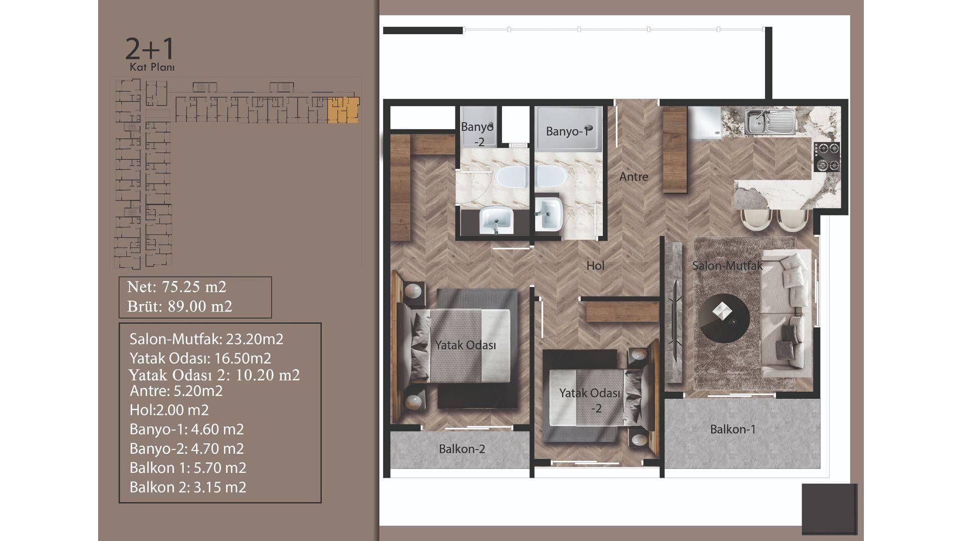 فلور پلان کی تصویر 4