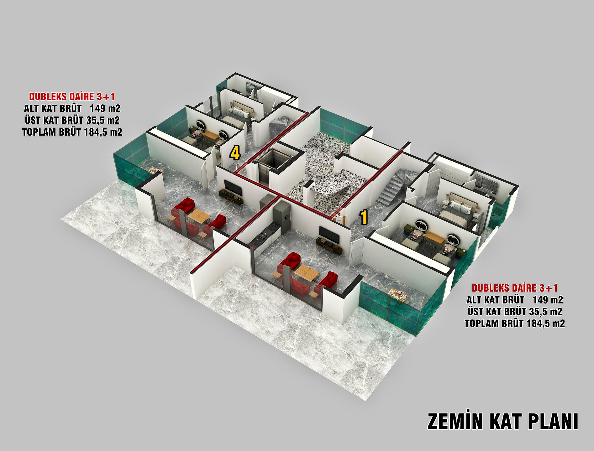 Grundrissdarstellung 12
