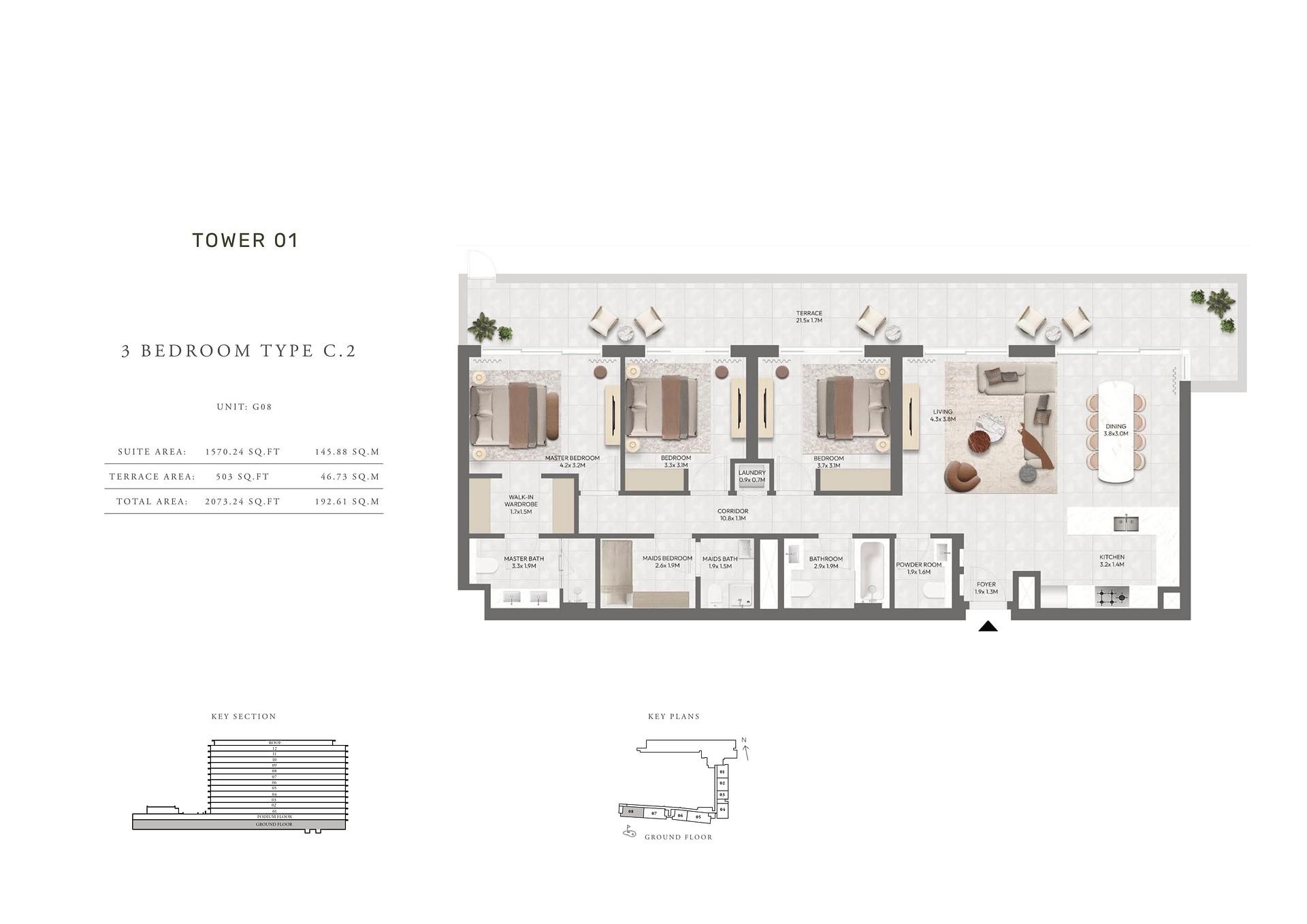 Obraz planu piętra 4