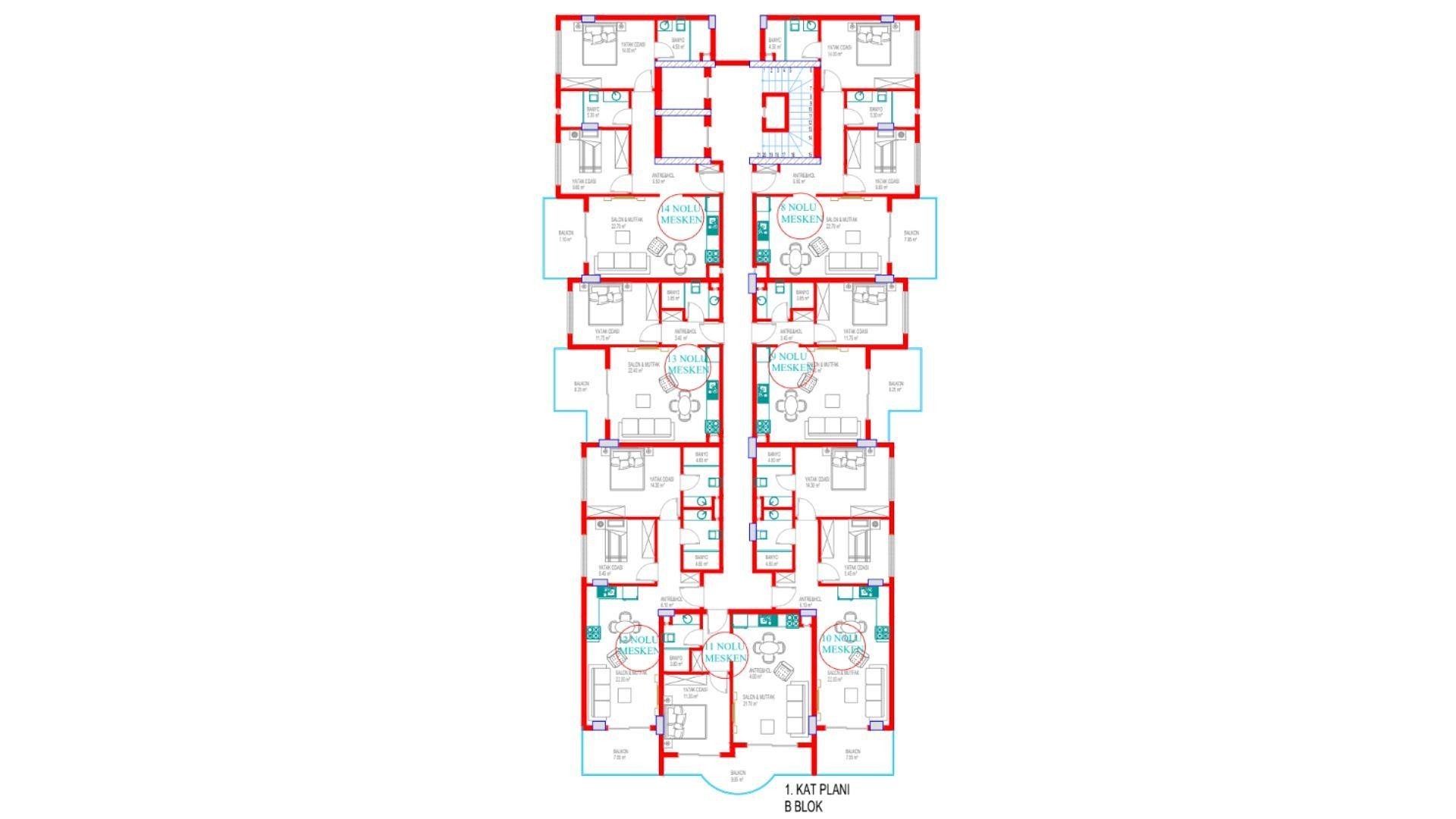 Image du plan d'étage 7
