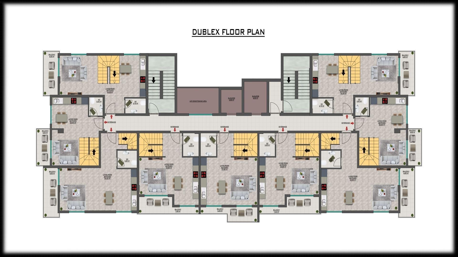 صورة مخطط الطابق 4 