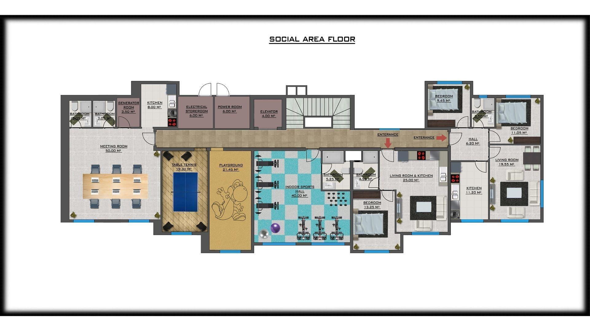 صورة مخطط الطابق 1 