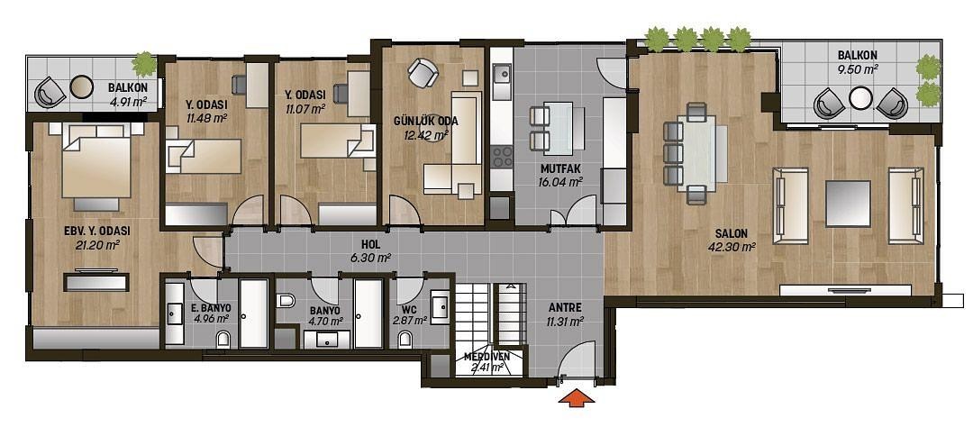 Grundrissdarstellung 1