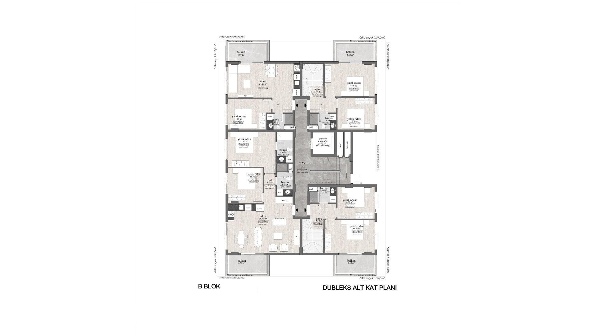 Mərtəbə Planı Şəkli 6