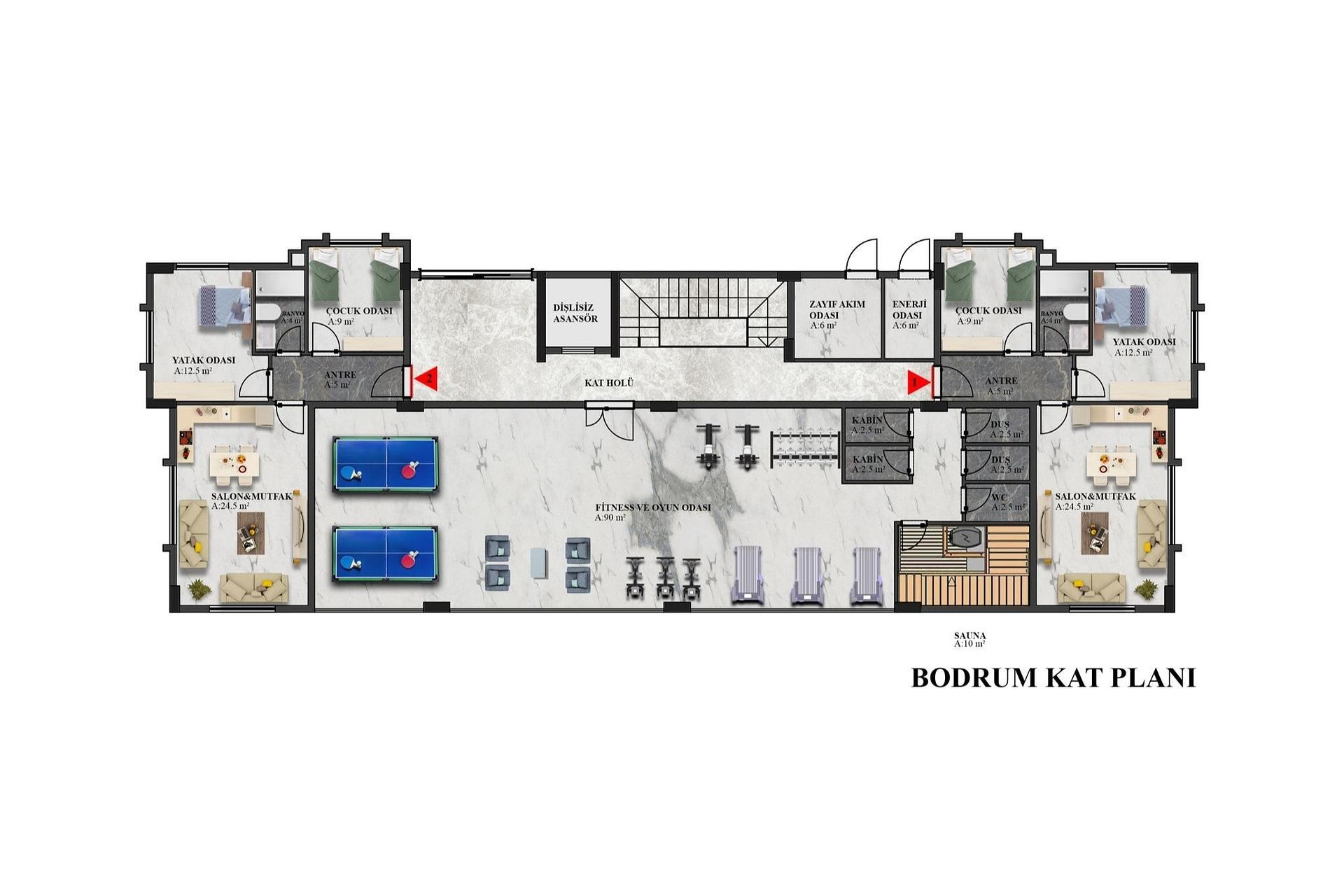 صورة مخطط الطابق 2 