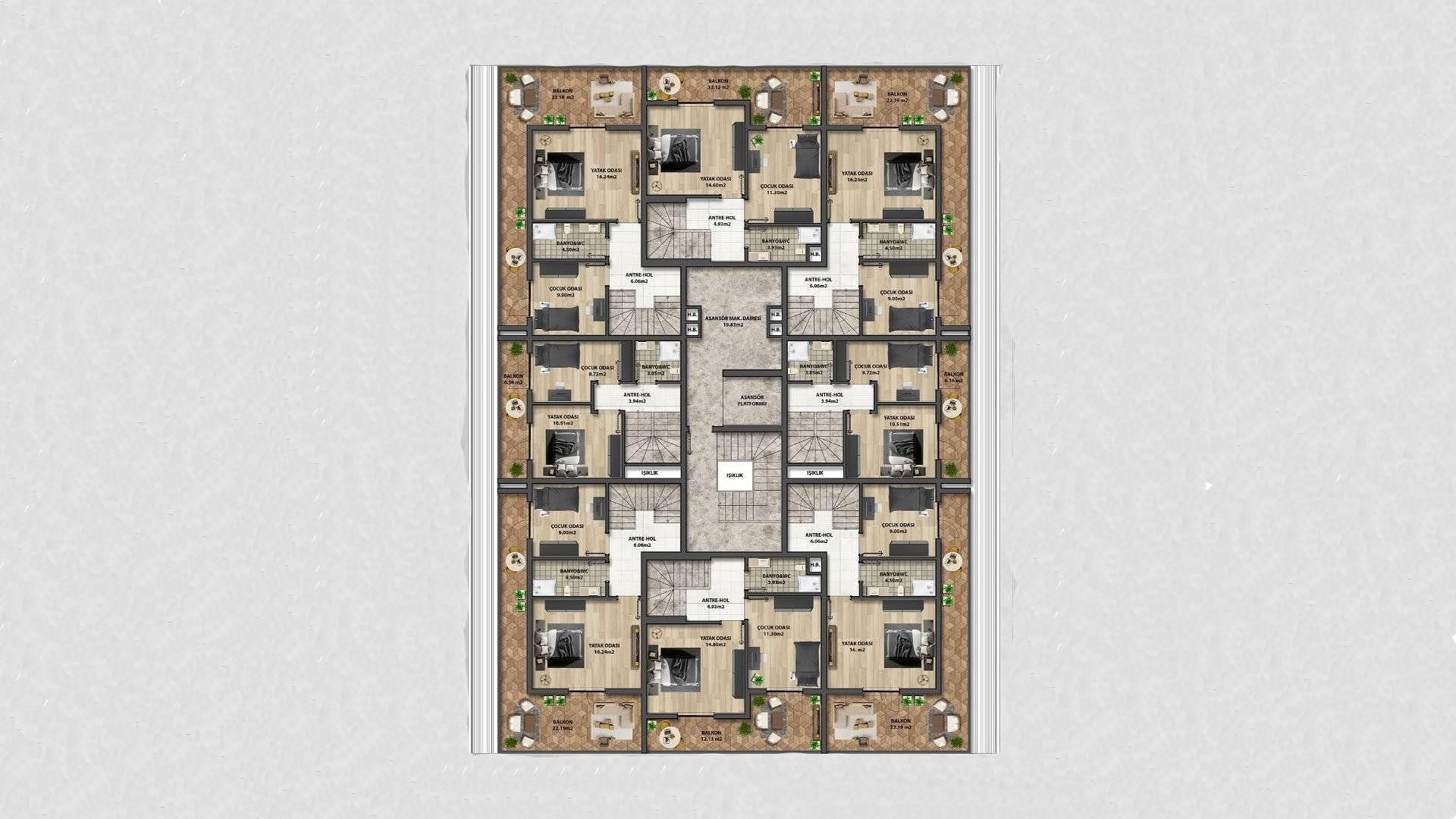 صورة مخطط الطابق 2 