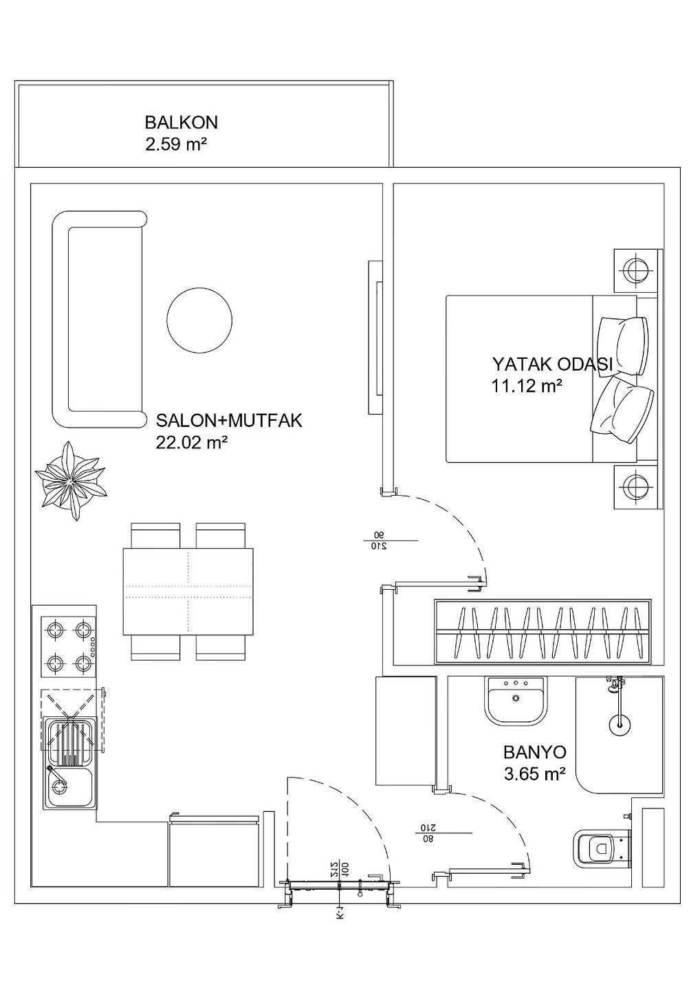 Grundrissdarstellung 1