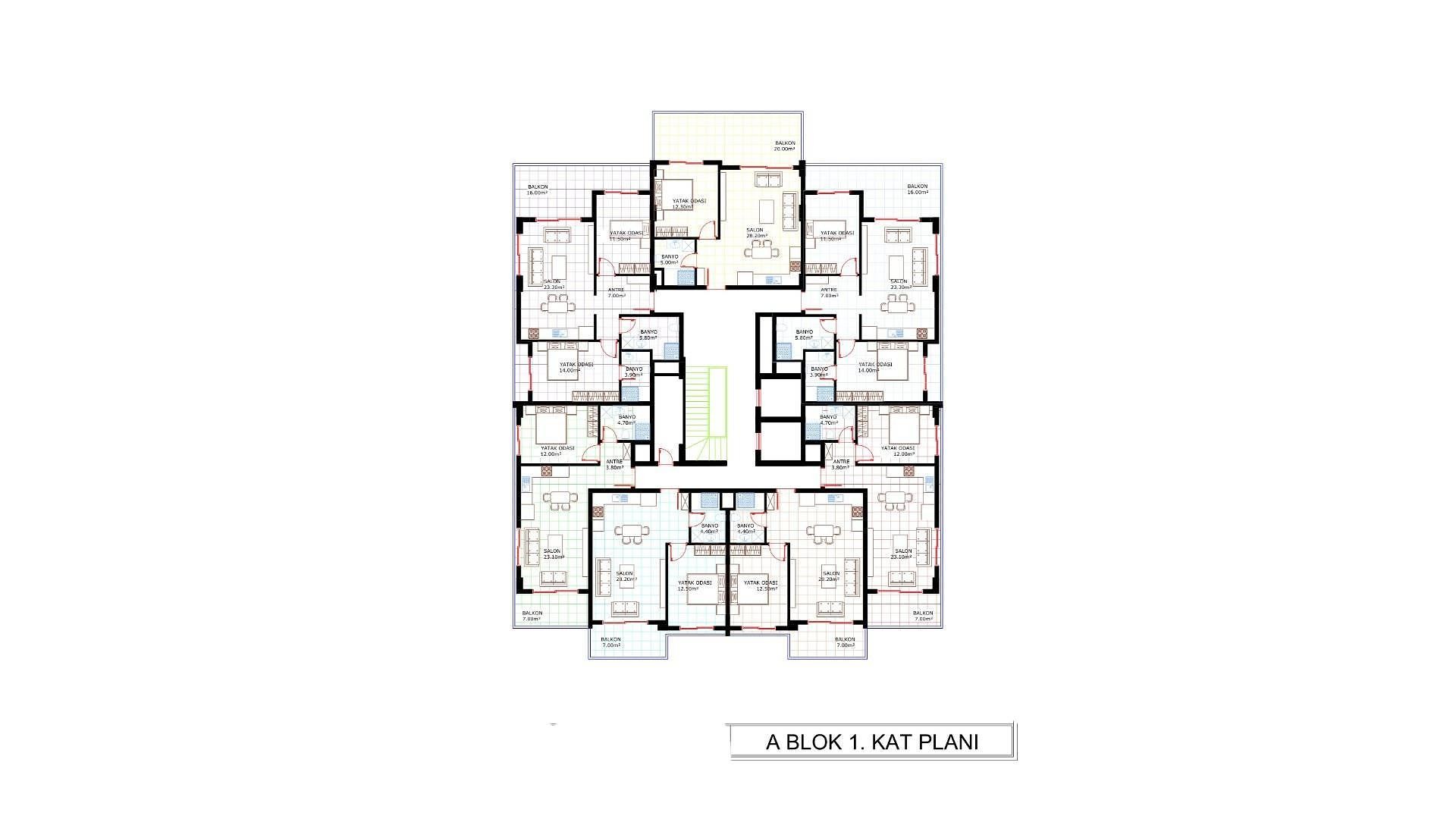 صورة مخطط الطابق 20 