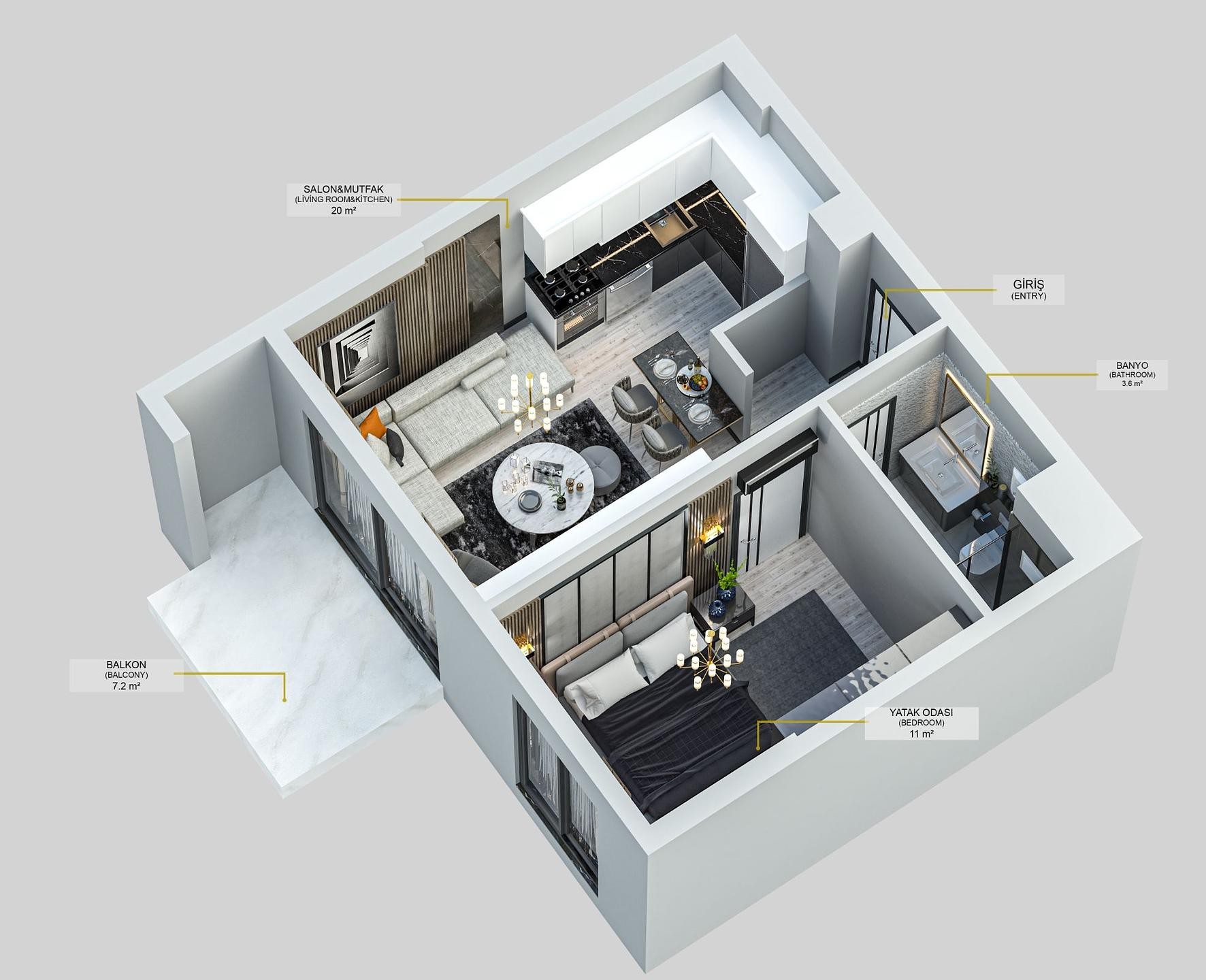 Aukšto plano vaizdas 1