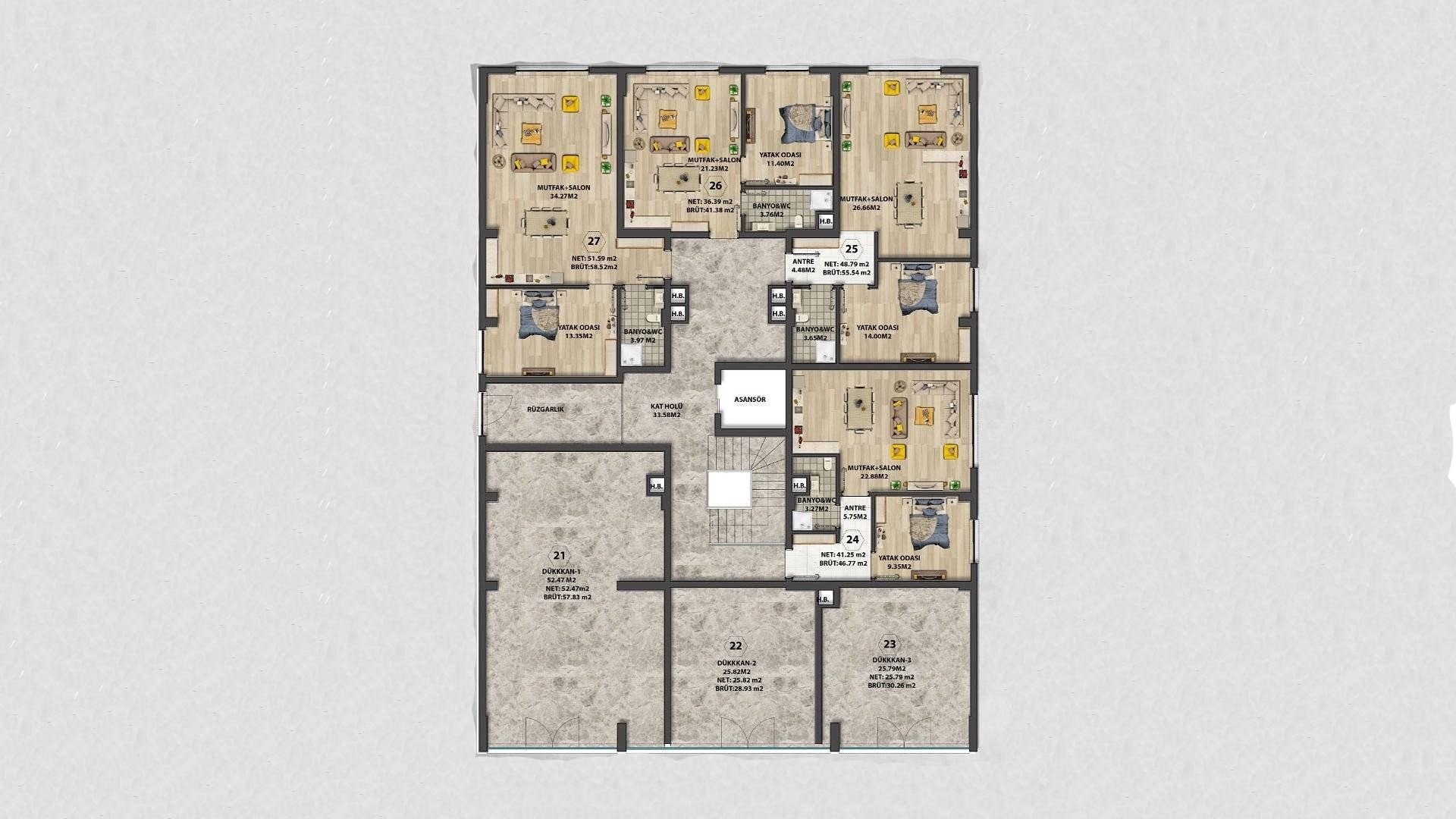 صورة مخطط الطابق 4 