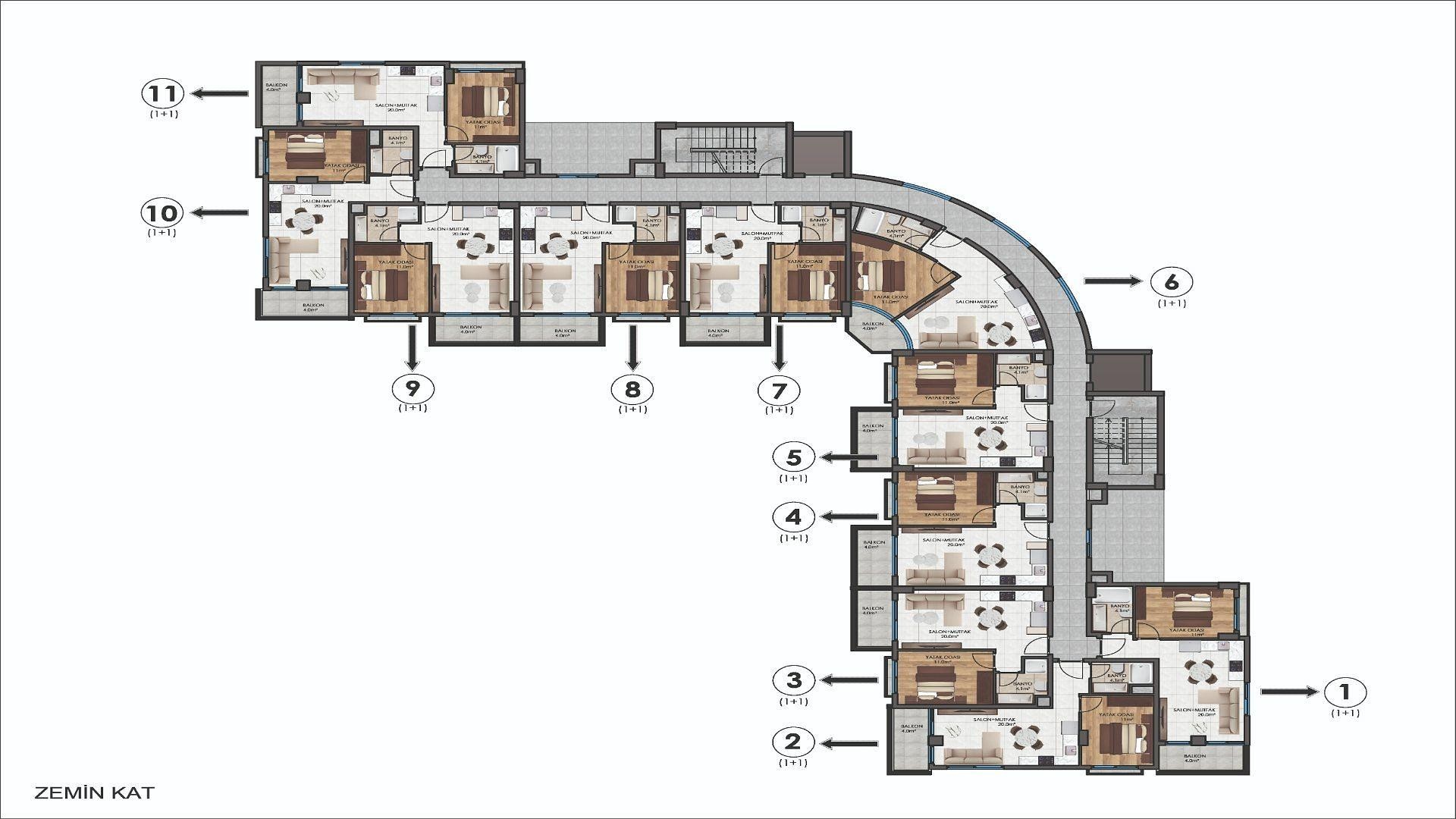 Image du plan d'étage 1
