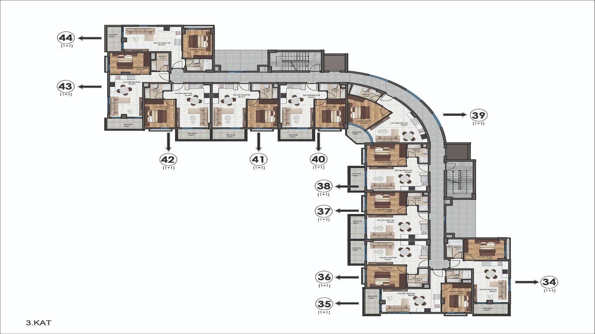 Image du plan d'étage 4
