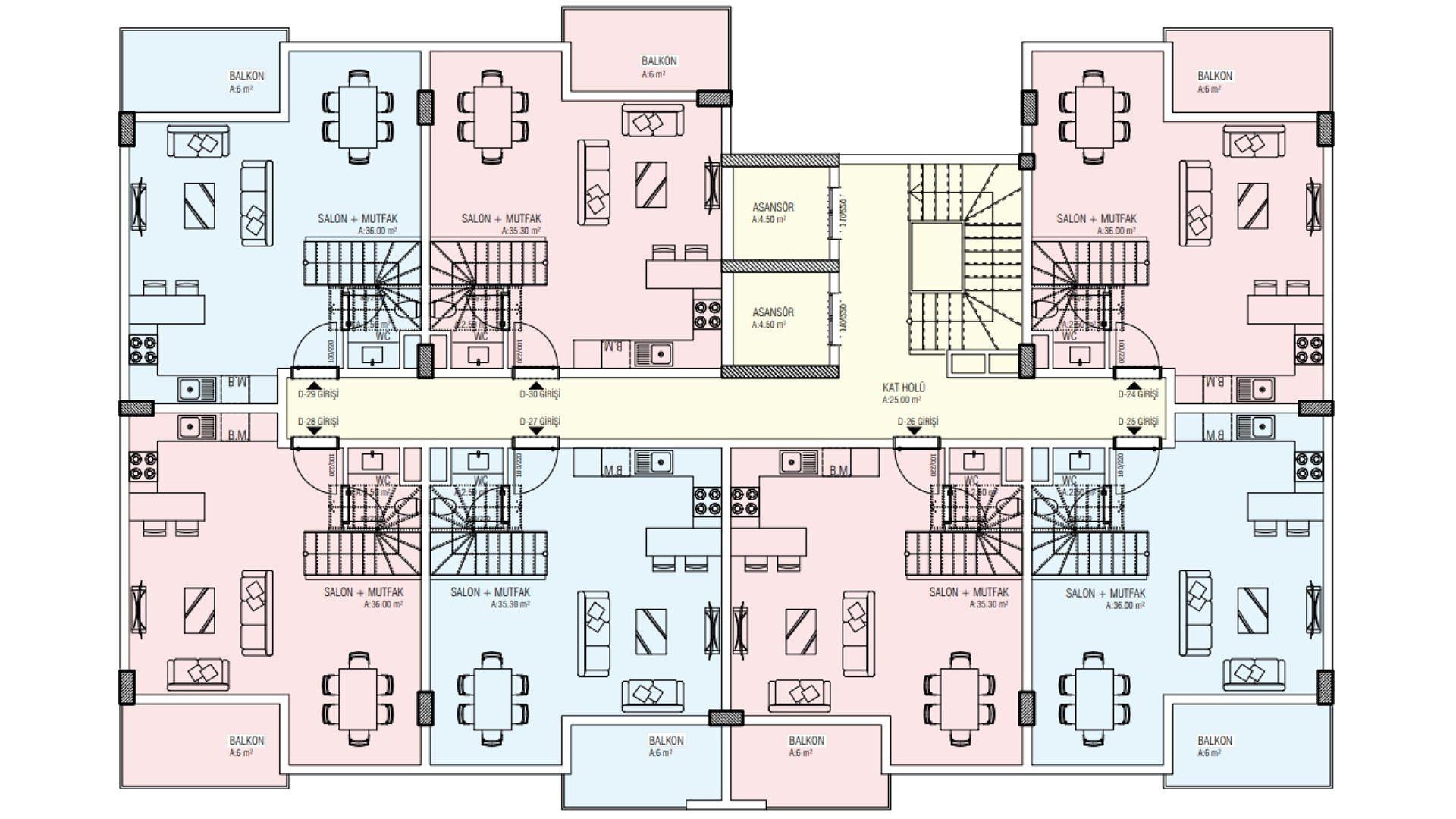 صورة مخطط الطابق 4 