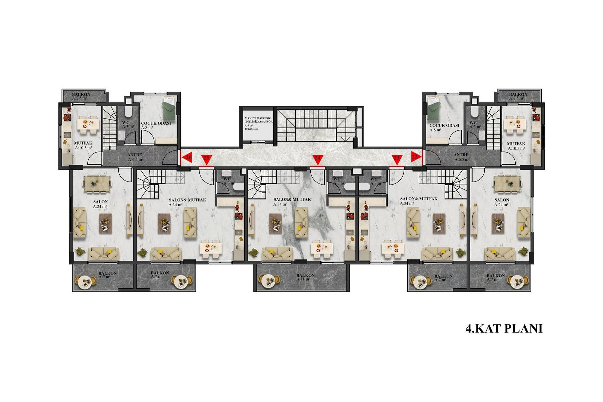 صورة مخطط الطابق 1 