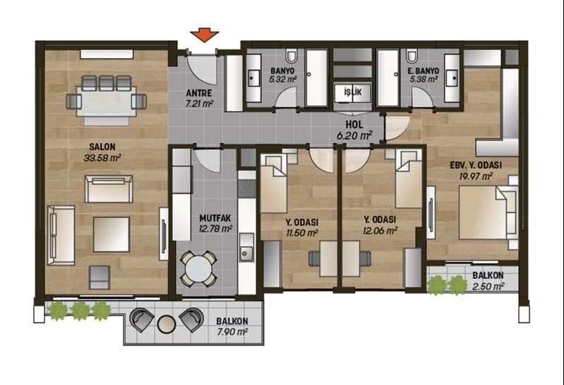 Grundrissdarstellung 6