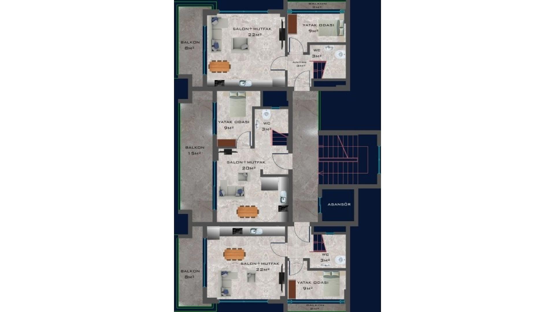 صورة مخطط الطابق 2 