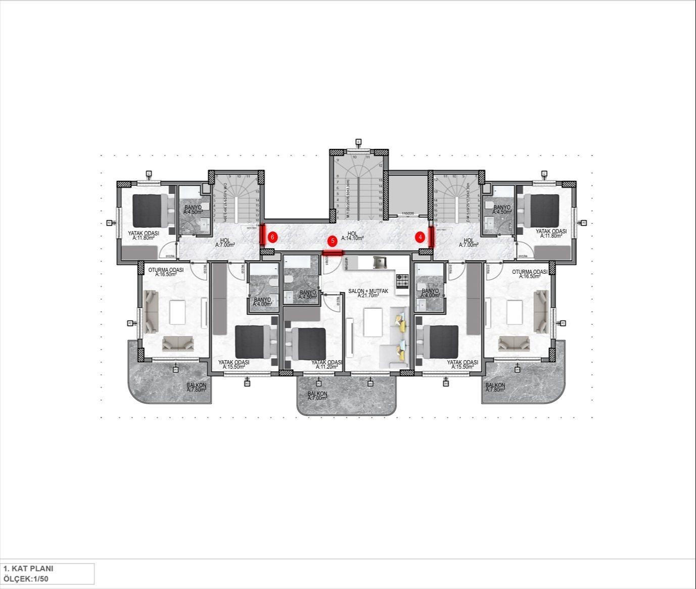 صورة مخطط الطابق 3 