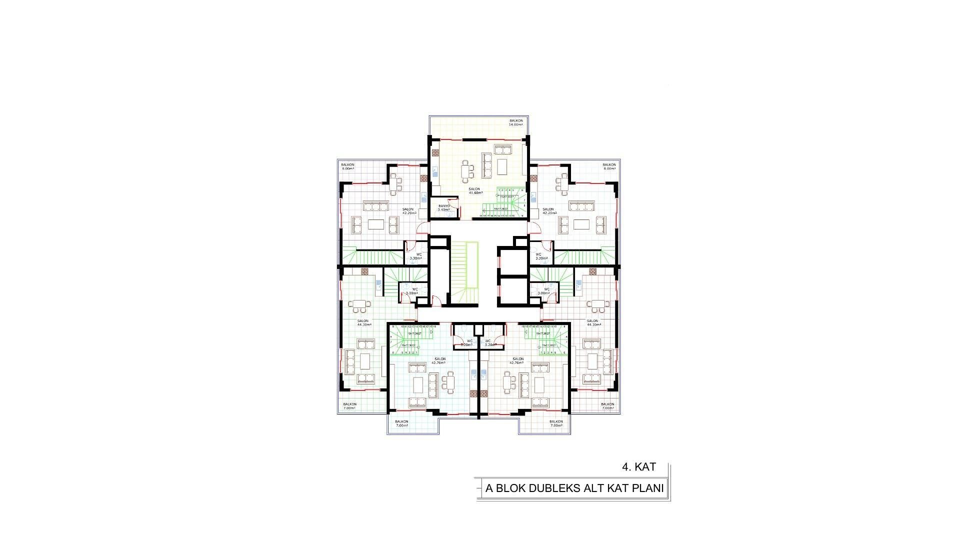 صورة مخطط الطابق 17 
