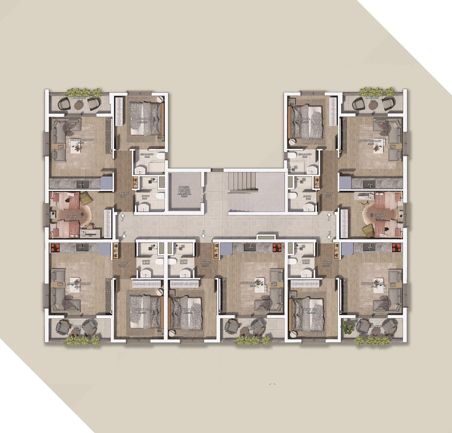 تصویرنقشه طبقه 1