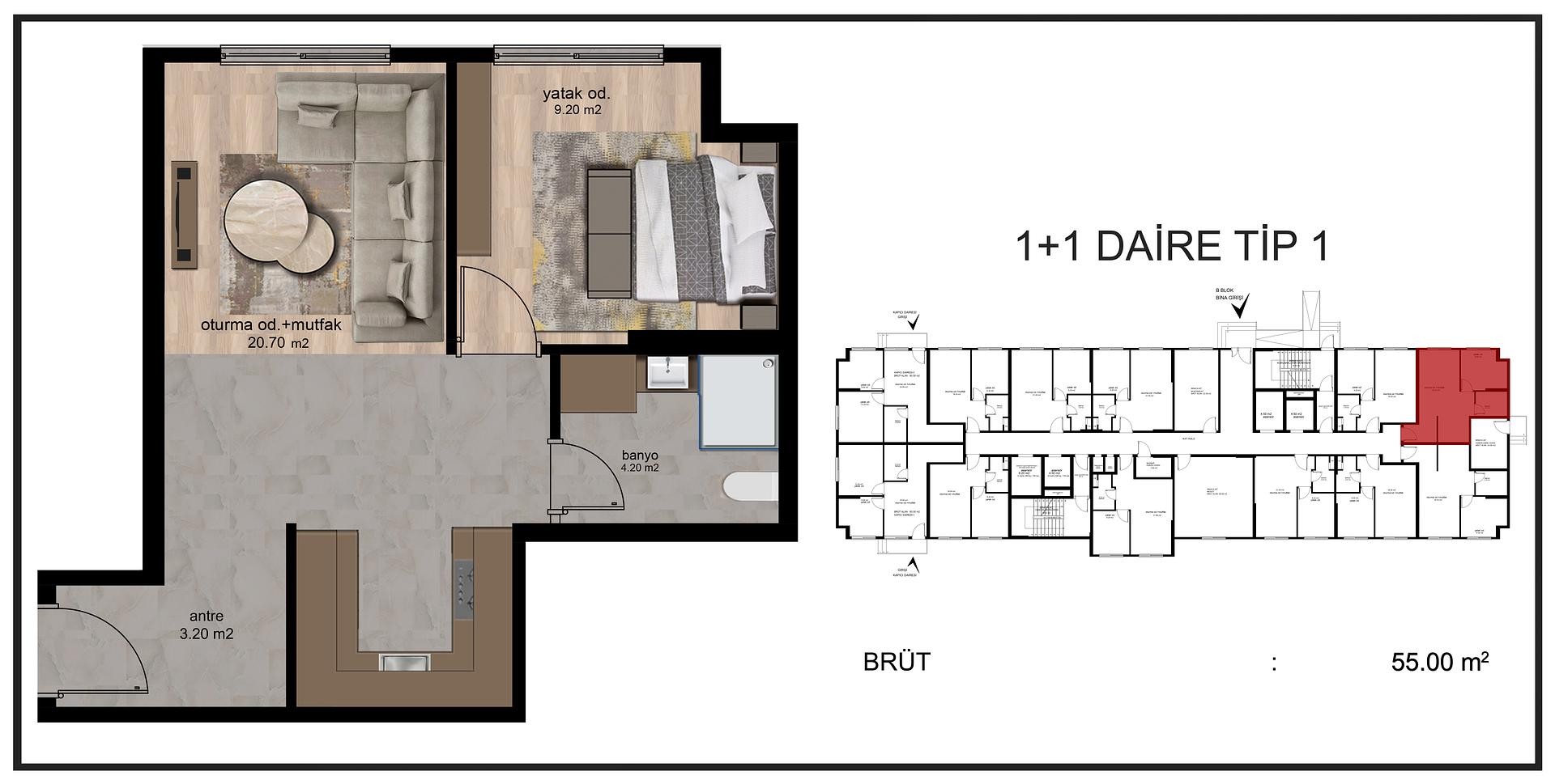 Image du plan d'étage 1