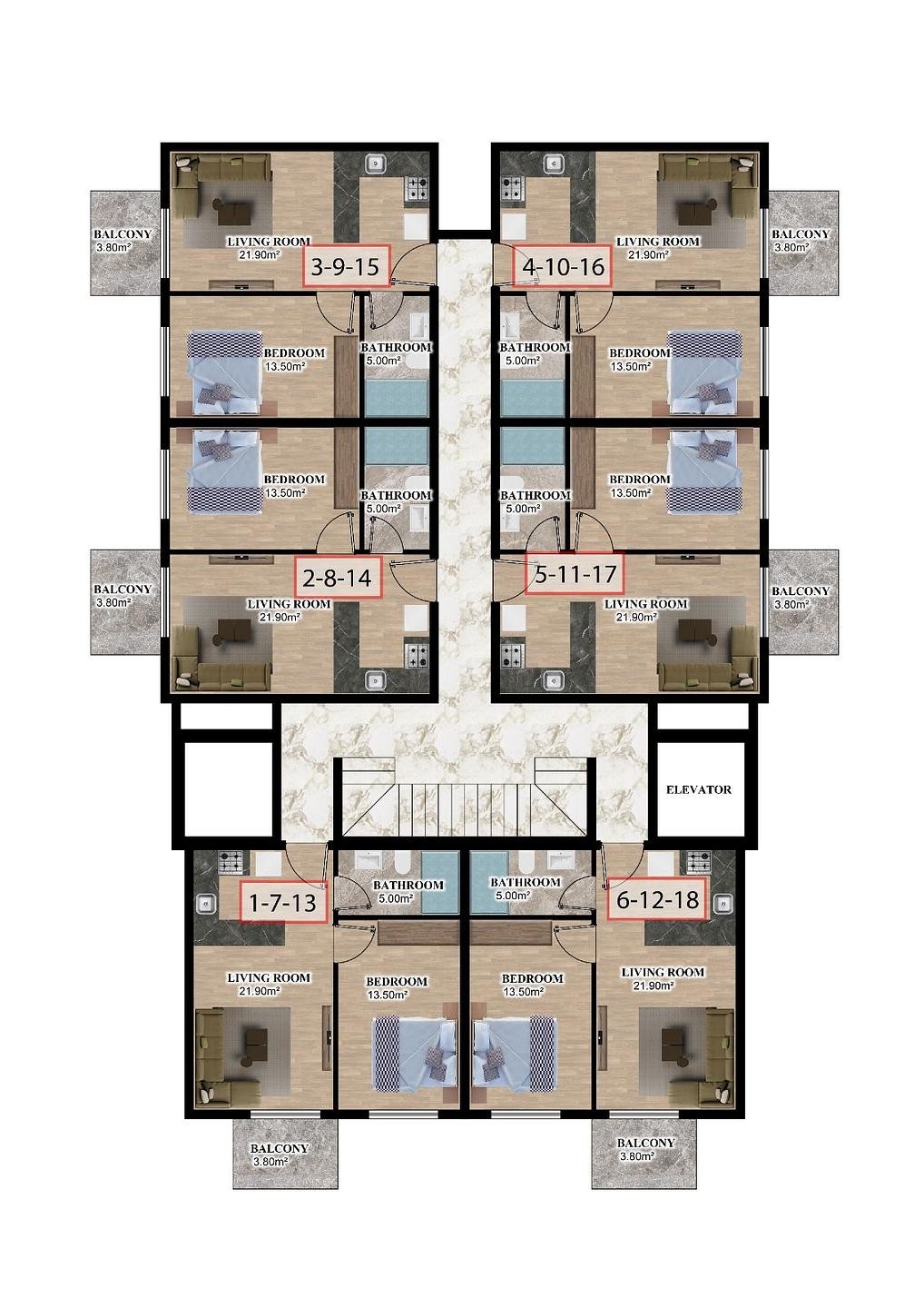 Image du plan d'étage 1