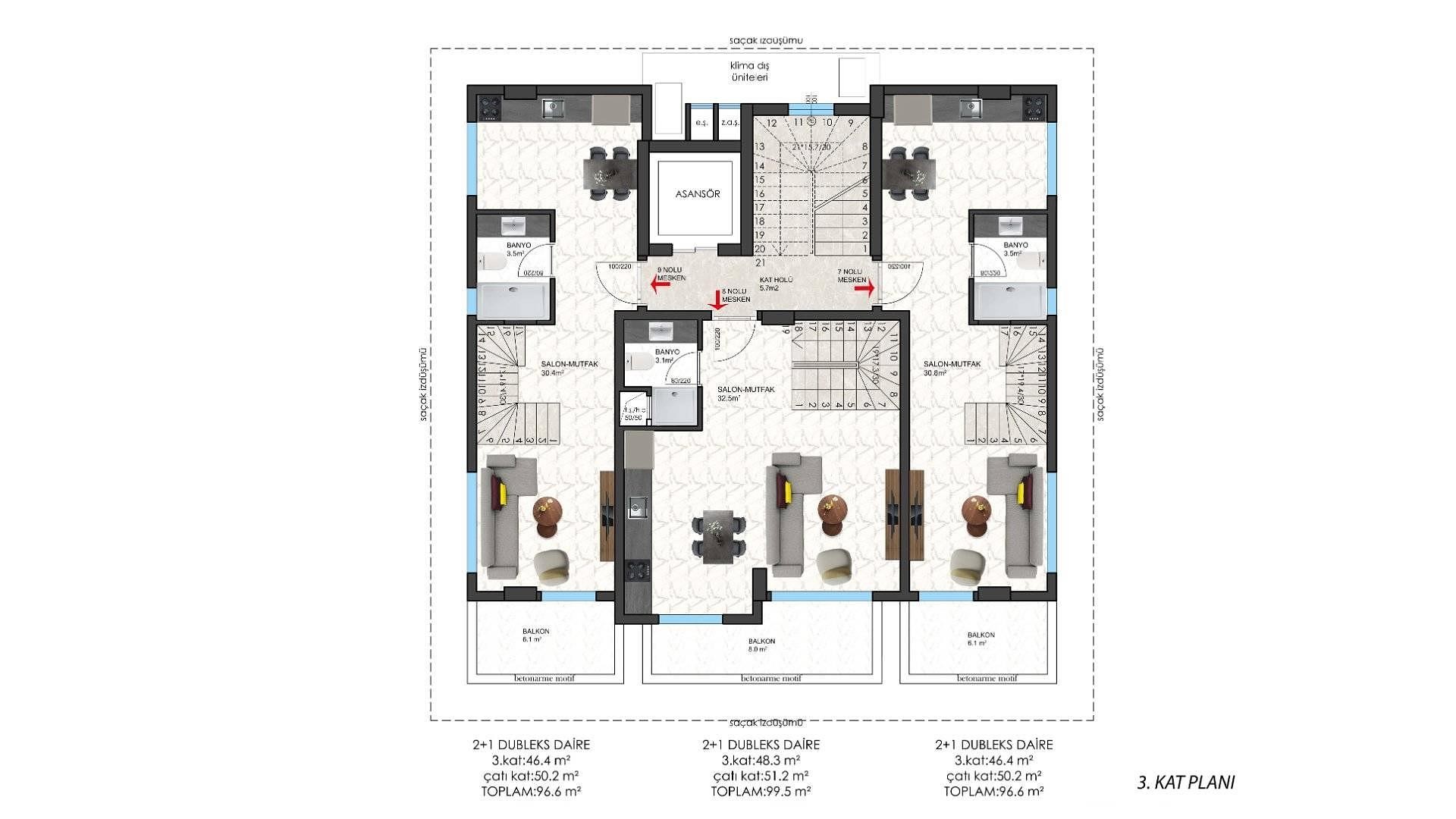 صورة مخطط الطابق 3 