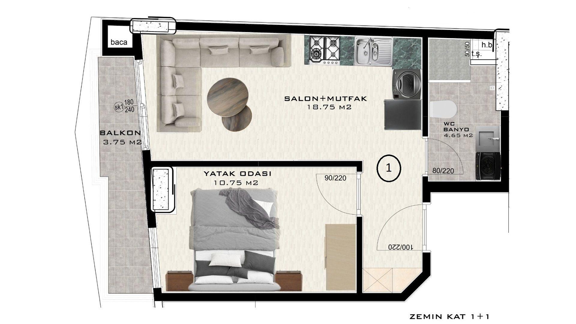 Grundrissdarstellung 1