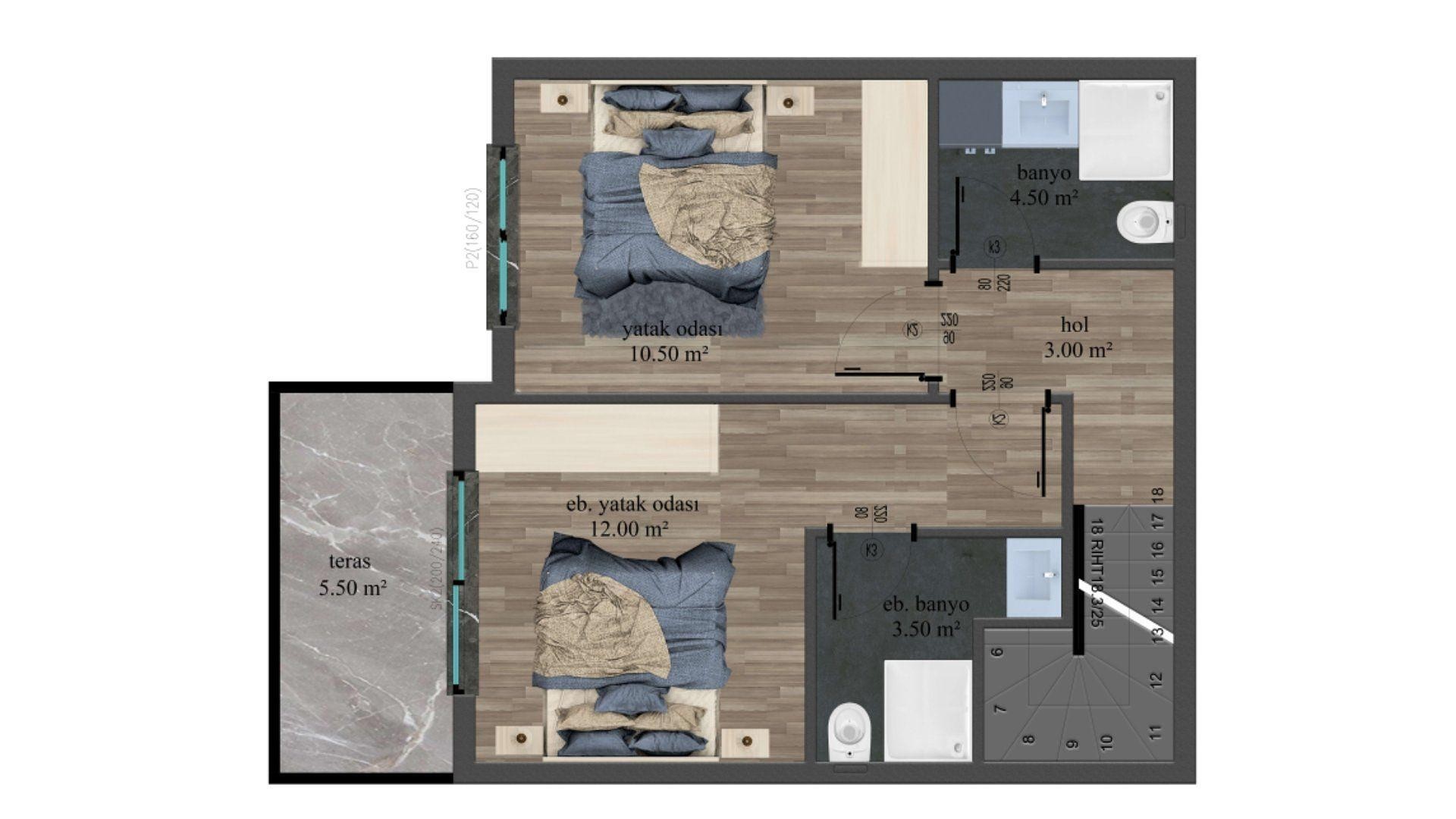 Image du plan d'étage 3