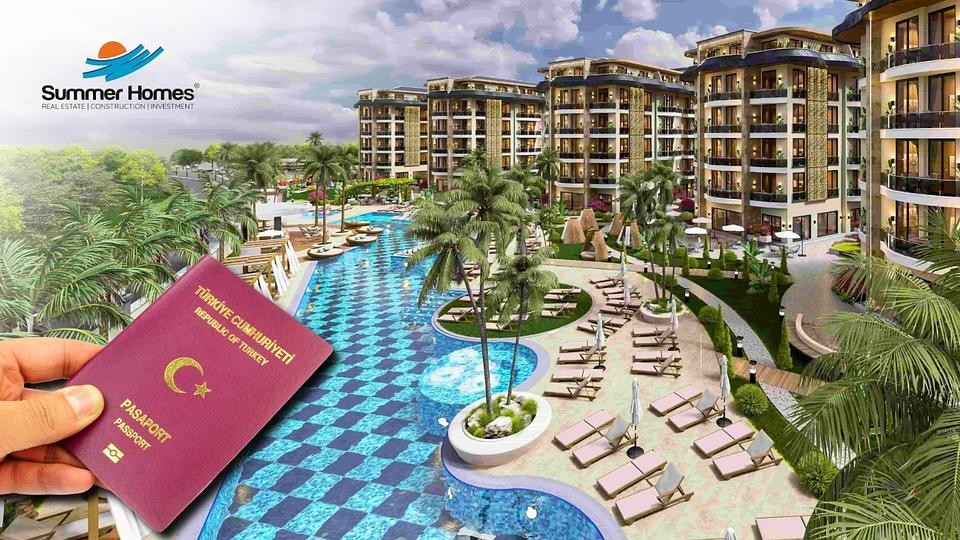 Proprietà per la Cittadinanza Turca ad Alanya