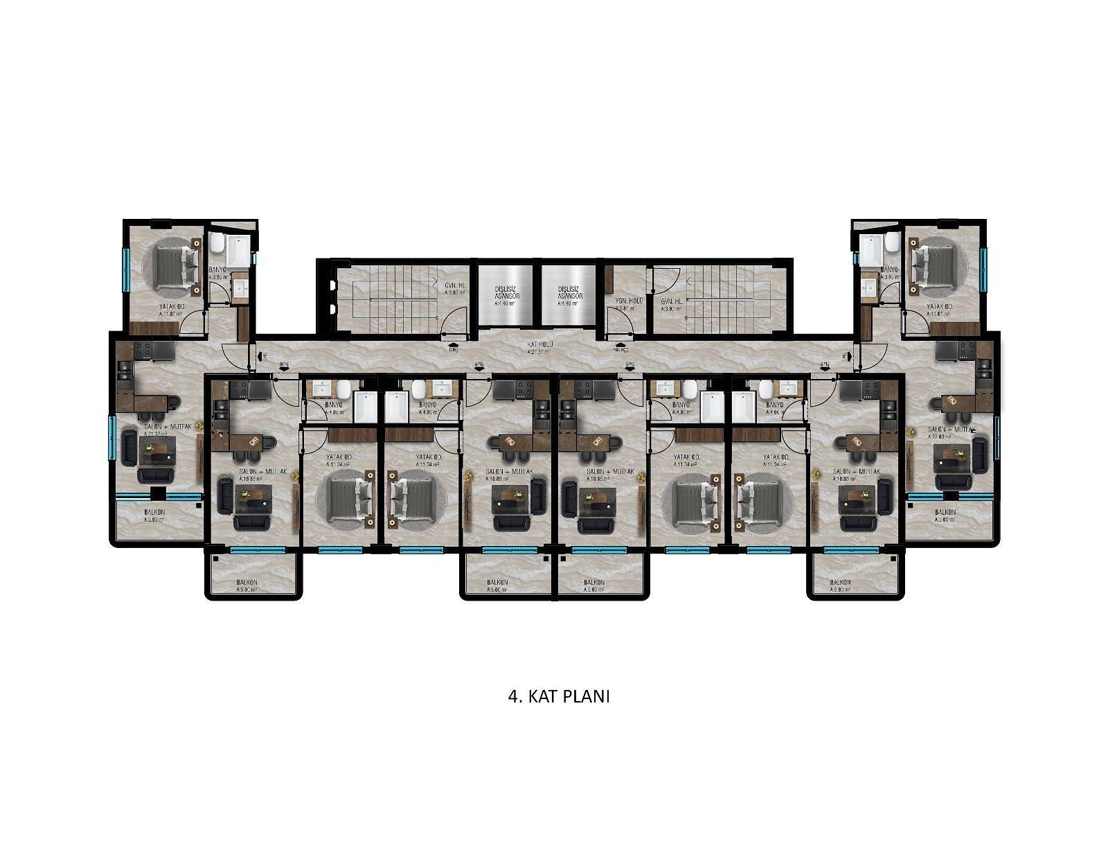 صورة مخطط الطابق 7 