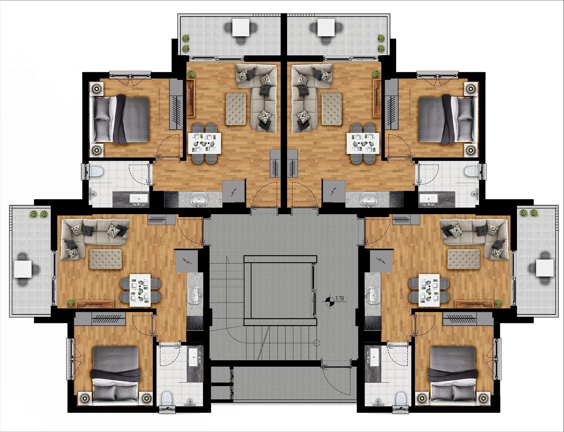 Grundrissdarstellung 1