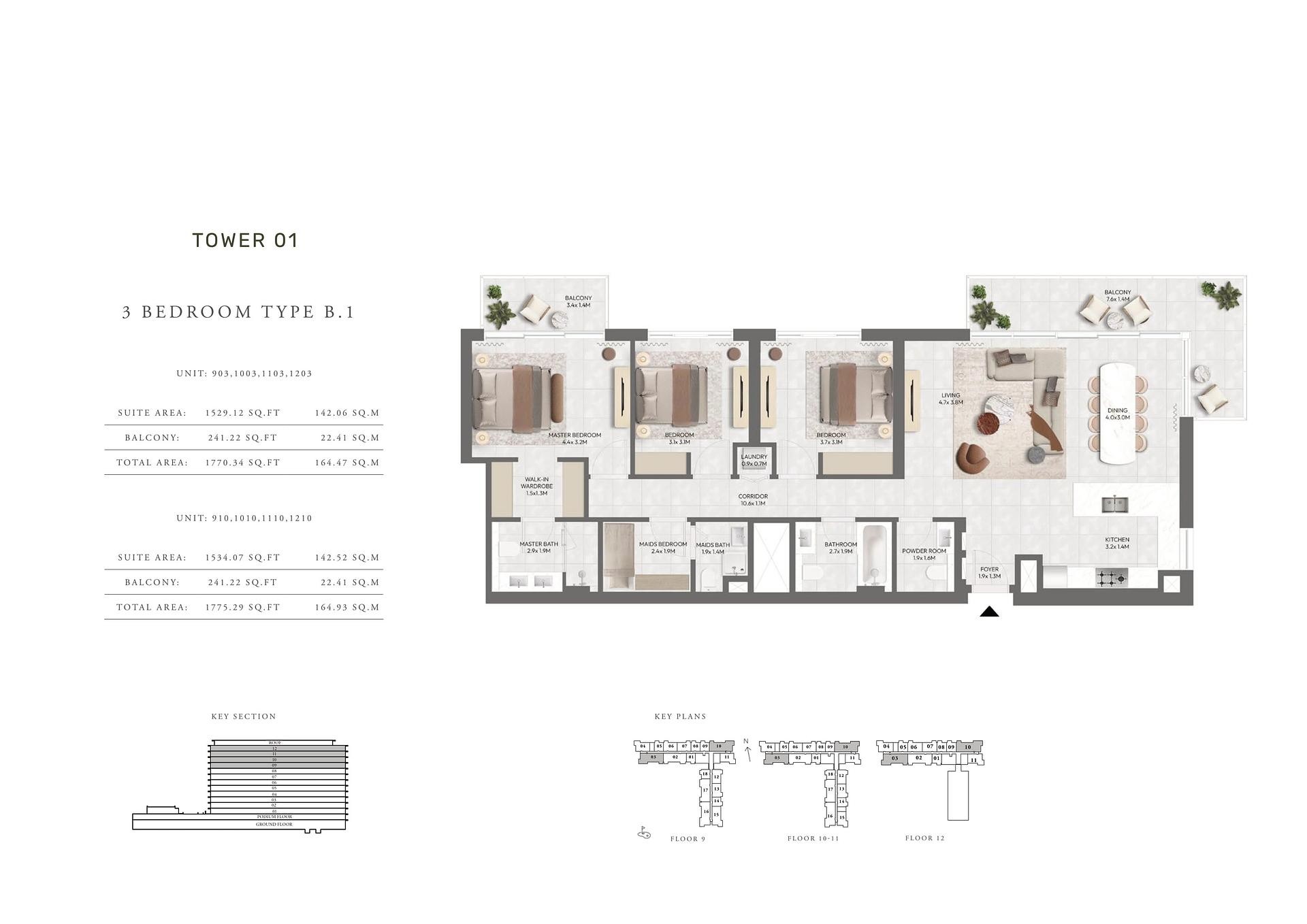 Obraz planu piętra 3