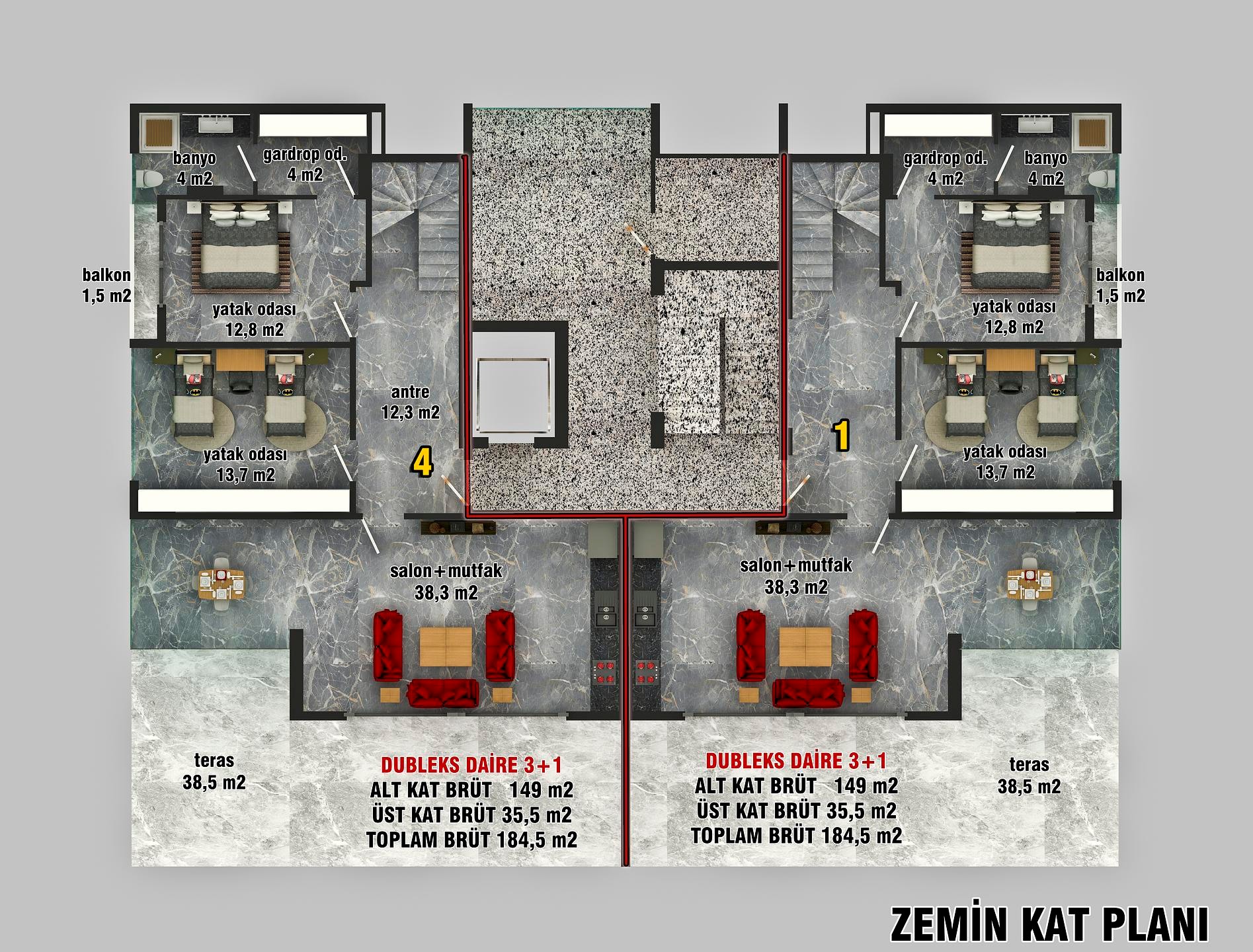 Grundrissdarstellung 6