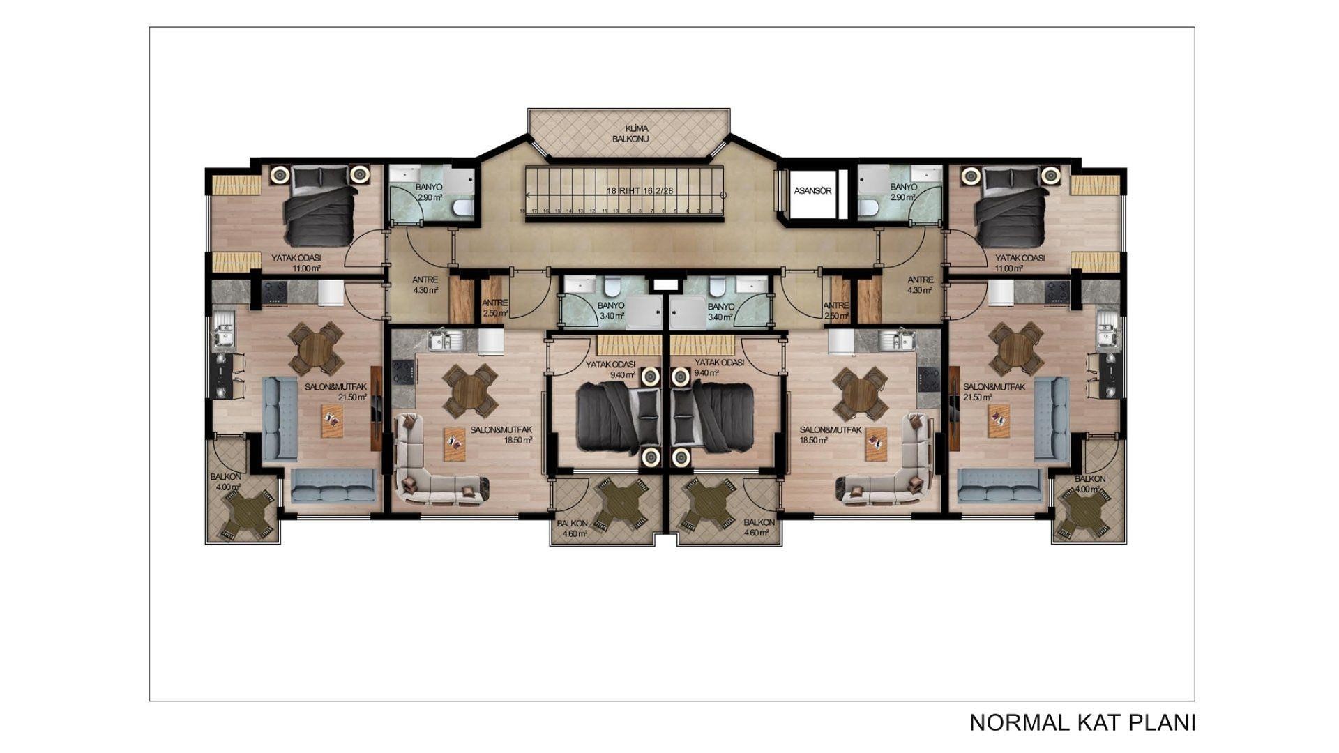 صورة مخطط الطابق 2 
